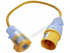 110V  0.5 METRE 32A to 16A ADAPTOR FLY LEAD